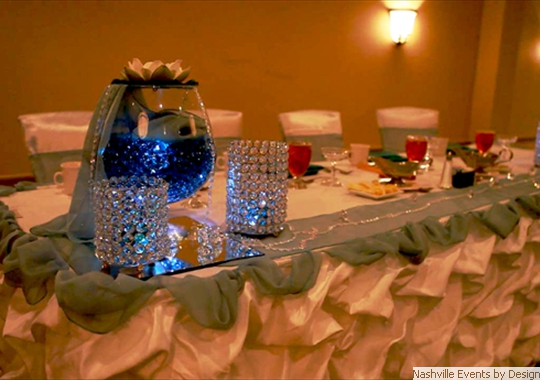 Head Table bling Decor by NEbD