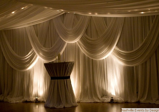 NEbD Draping with Professional Up Lights